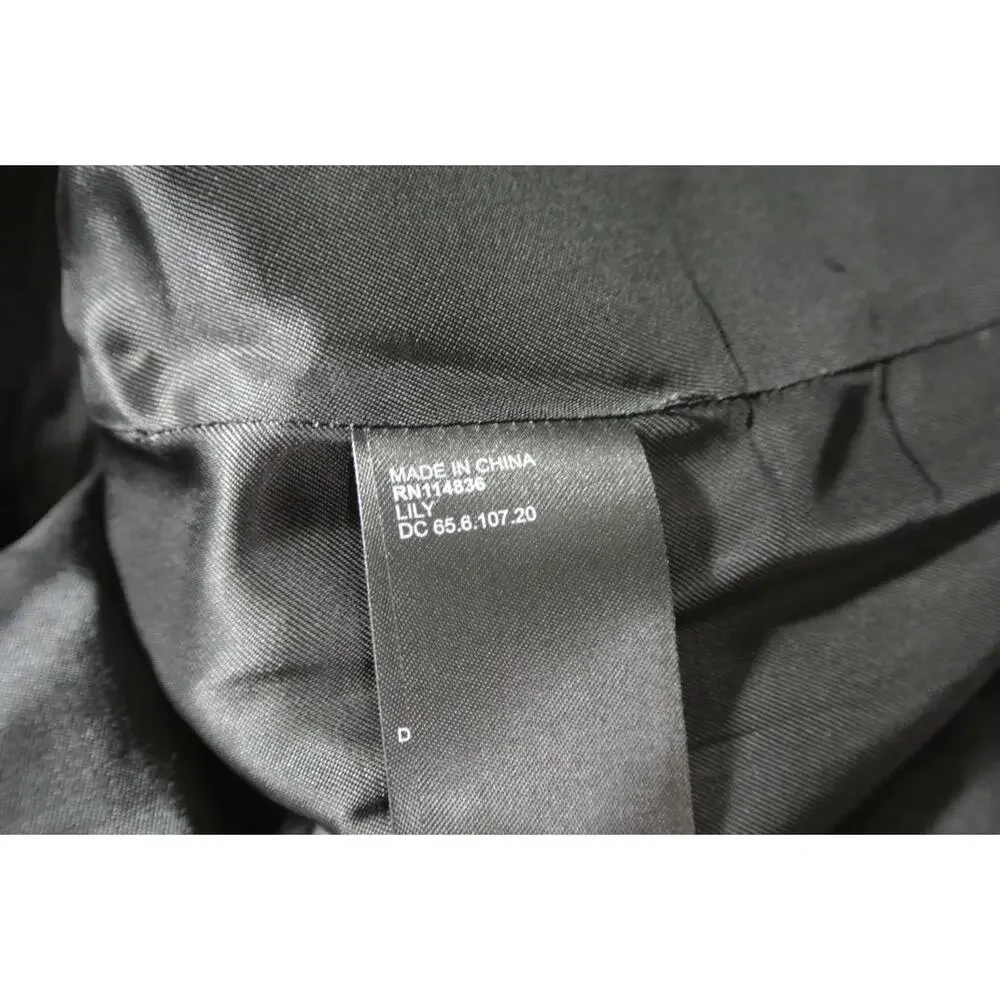 New Reiss Black Double-Breasted Coat - Picture 9 of 11